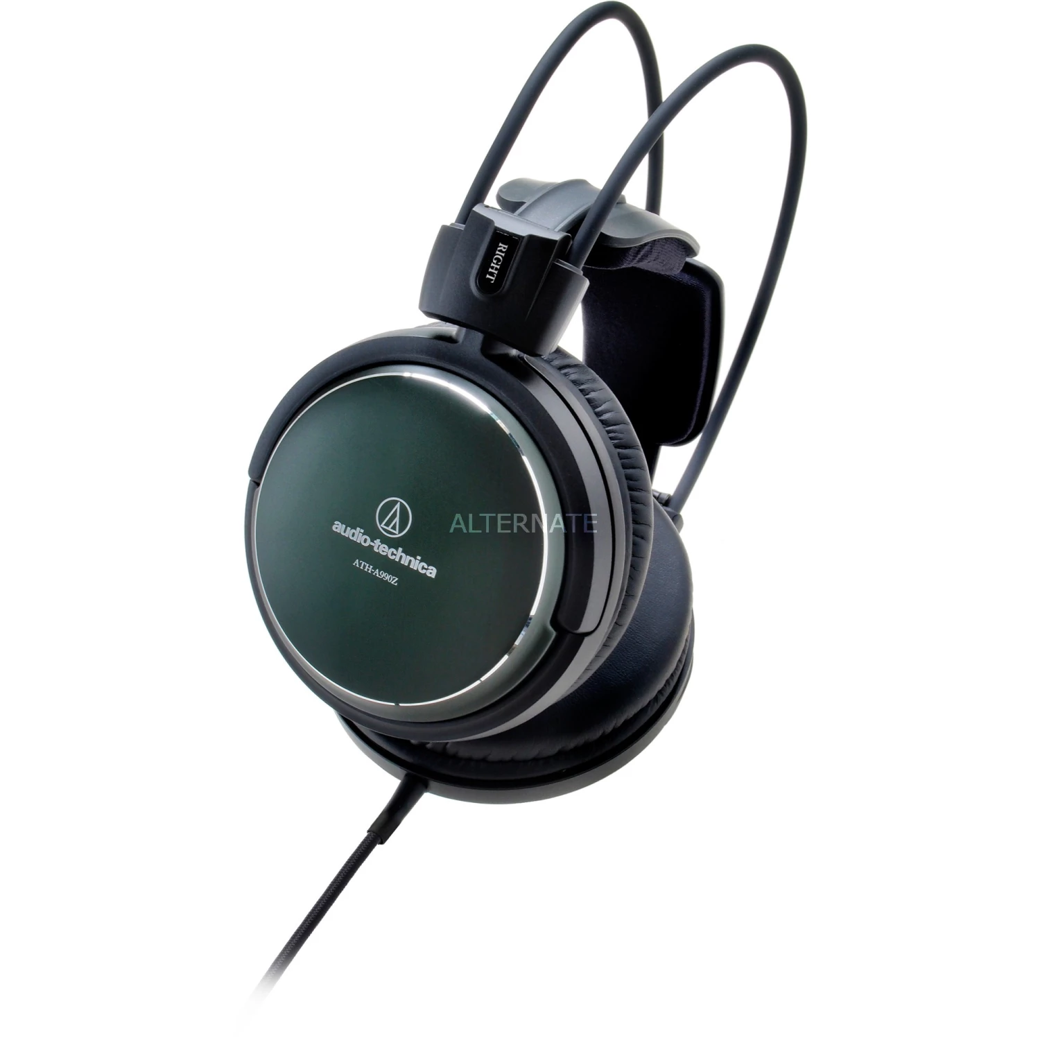 Audio Technica ATH-A990Z, Kopfhörer (schwarz/grün) – Bild 2
