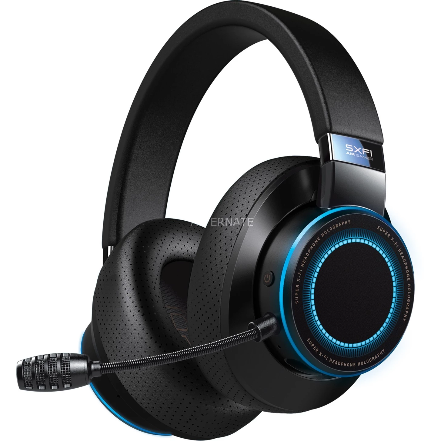 Gaming Headsets Creative SXFI AIR GAMER, Gaming-Headset (schwarz/blau, USB-C, Klinke) – Bild 3