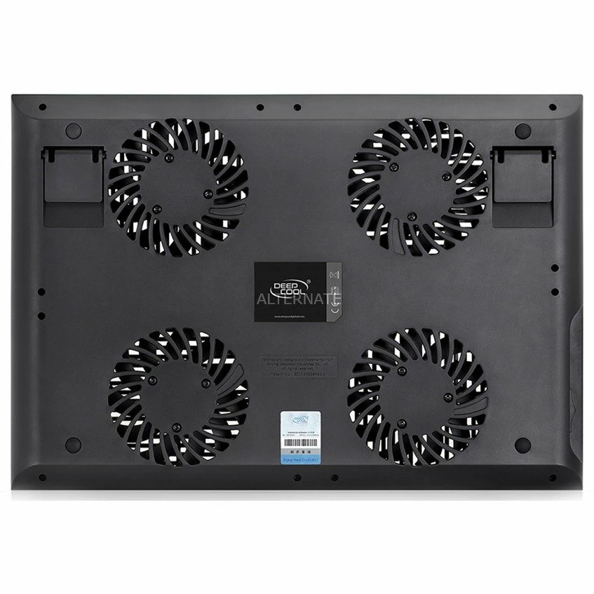 Notebookständer DeepCool Multi Core X8, Notebook-Kühler (schwarz, Für Notebooks Bis 43,18 Cm (17")) – Bild 5