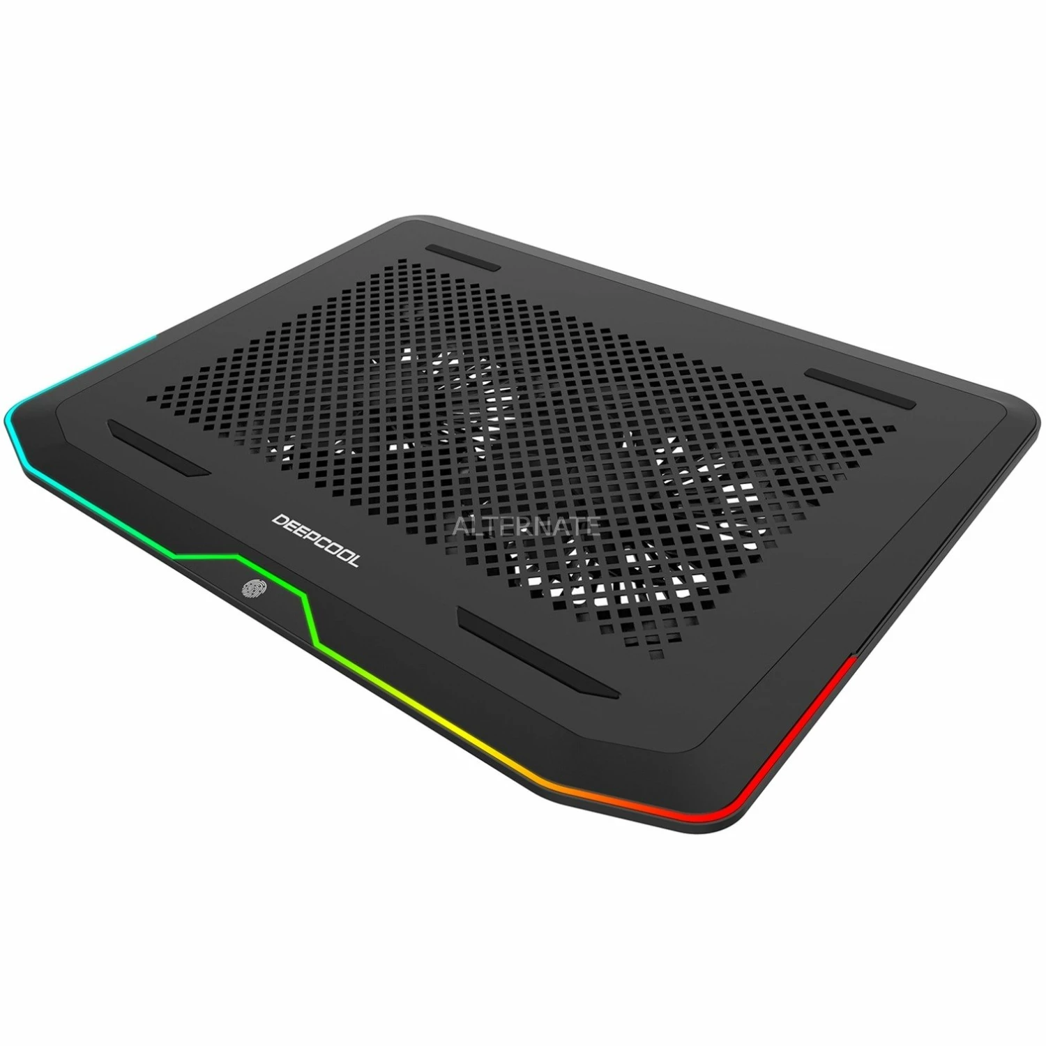 Notebookständer DeepCool N80 RGB, Notebook-Kühler (schwarz, Für Notebooks Bis 43,94 (17,3"))