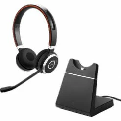 Bluetooth Headset Jabra Evolve 65 UC SE, Headset (schwarz/silber, Bluetooth, Stereo)