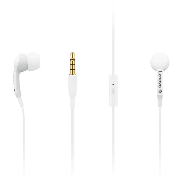 Lenovo 100, Kopfhörer (weiß, 3,5 Mm Klinke) – Bild 2