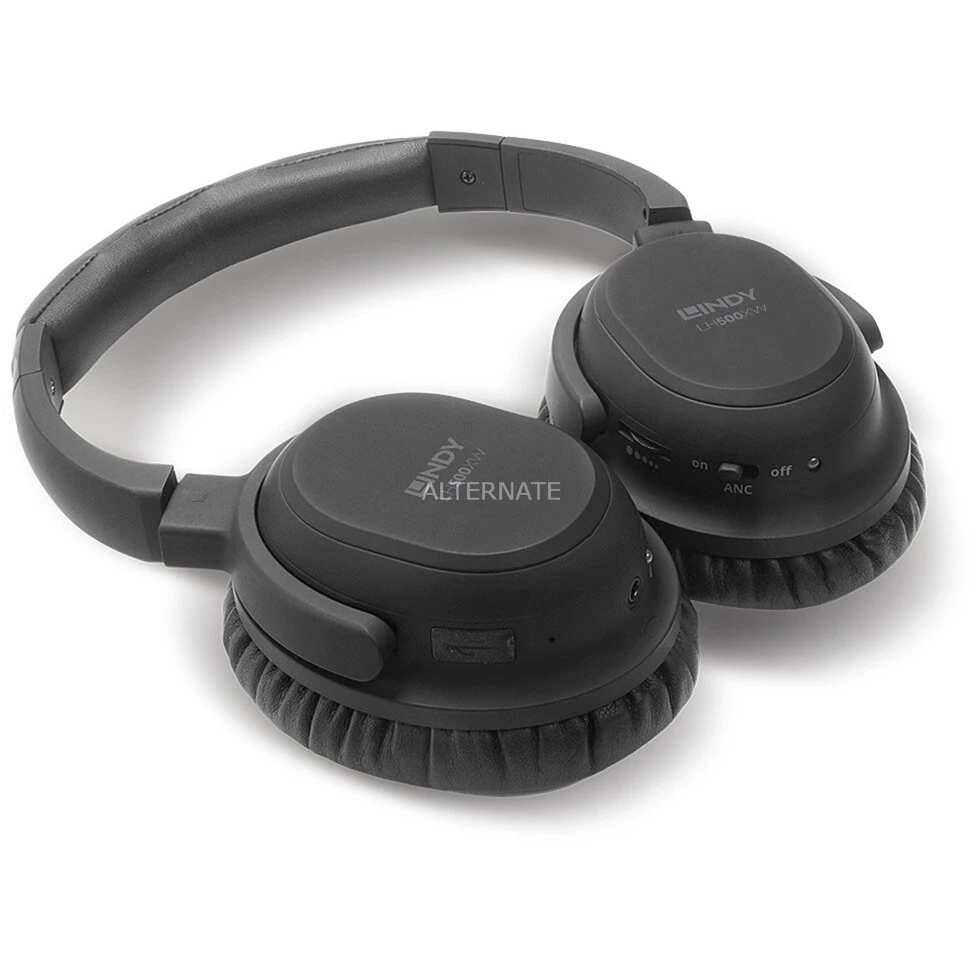 Lindy LH500XW, Kopfhörer (schwarz, Bluetooth, Klinke) – Bild 4