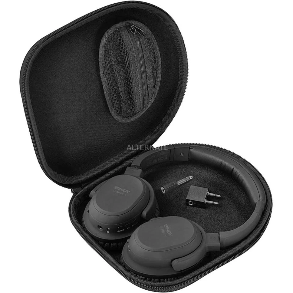 Lindy LH500XW, Kopfhörer (schwarz, Bluetooth, Klinke) – Bild 5