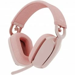 Gaming Headsets Logitech Zone Vibe 100, Headset (rosa, Bluetooth, USB-C)
