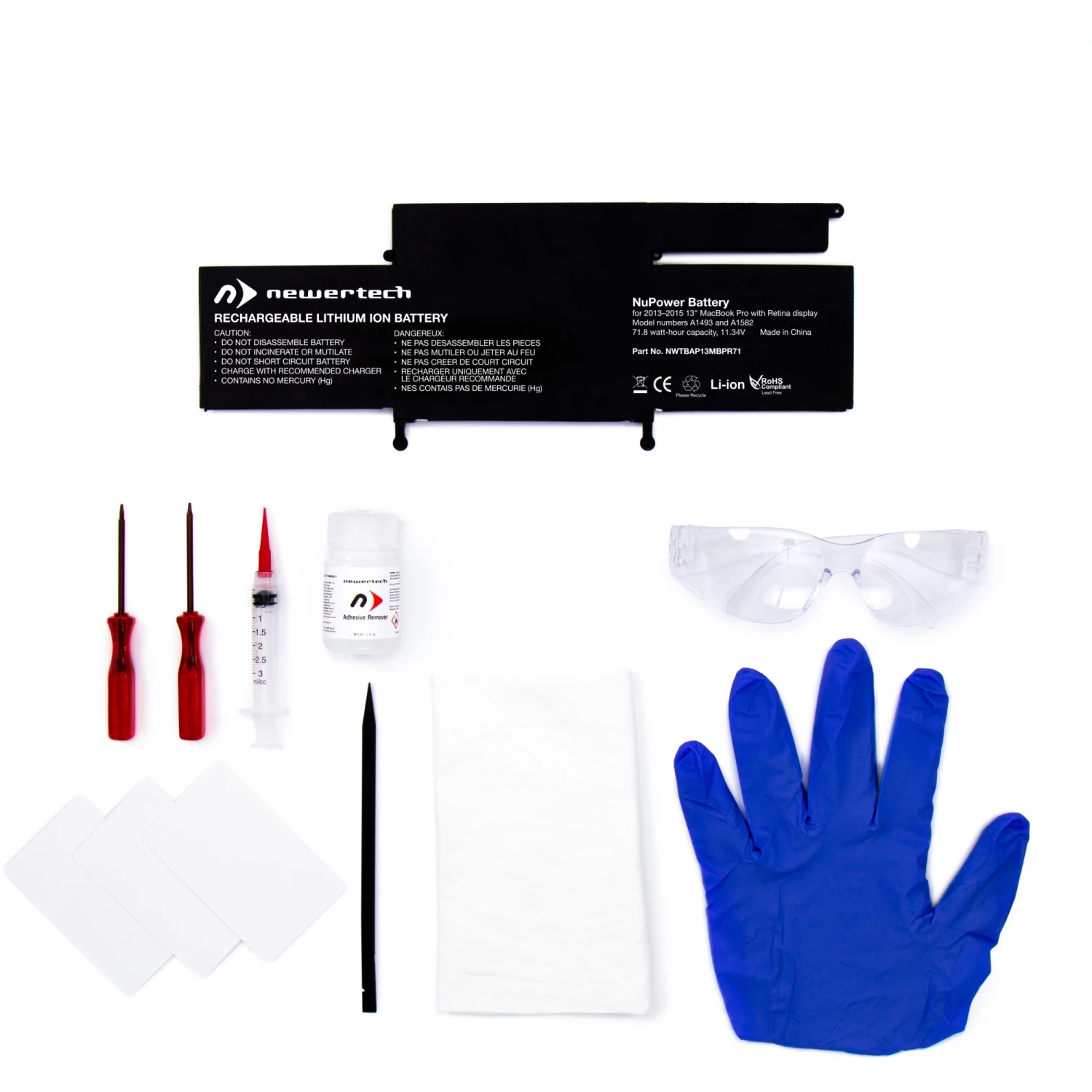 Notebook Akkus NewerTech 72W NuPower Kit Für MacBook Pro Retina 33,02 Cm (13"), Akku (Ende 2013 Bis Anfang 2015)