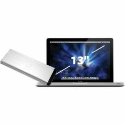 Notebook Akkus NewerTech Für MacBook 33,02 Cm (13") Unibody Late 2008, Notebook-Akku (silber)
