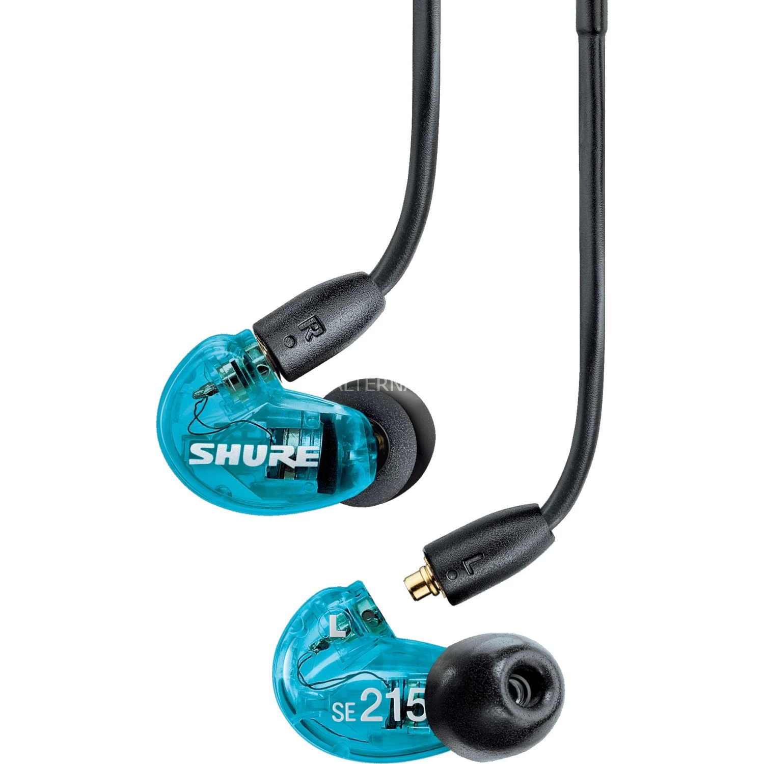 SHURE AONIC 215, Kopfhörer (blau, 3,5 Mm Klinke)