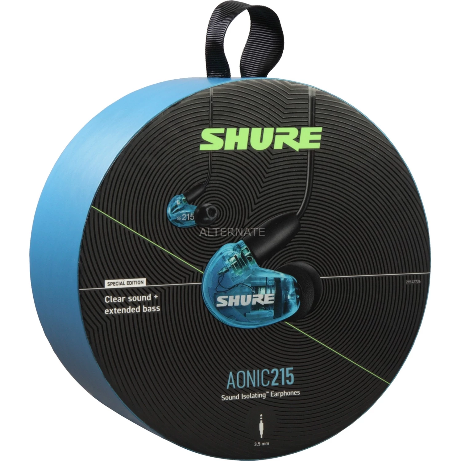 SHURE AONIC 215, Kopfhörer (blau, 3,5 Mm Klinke) – Bild 3