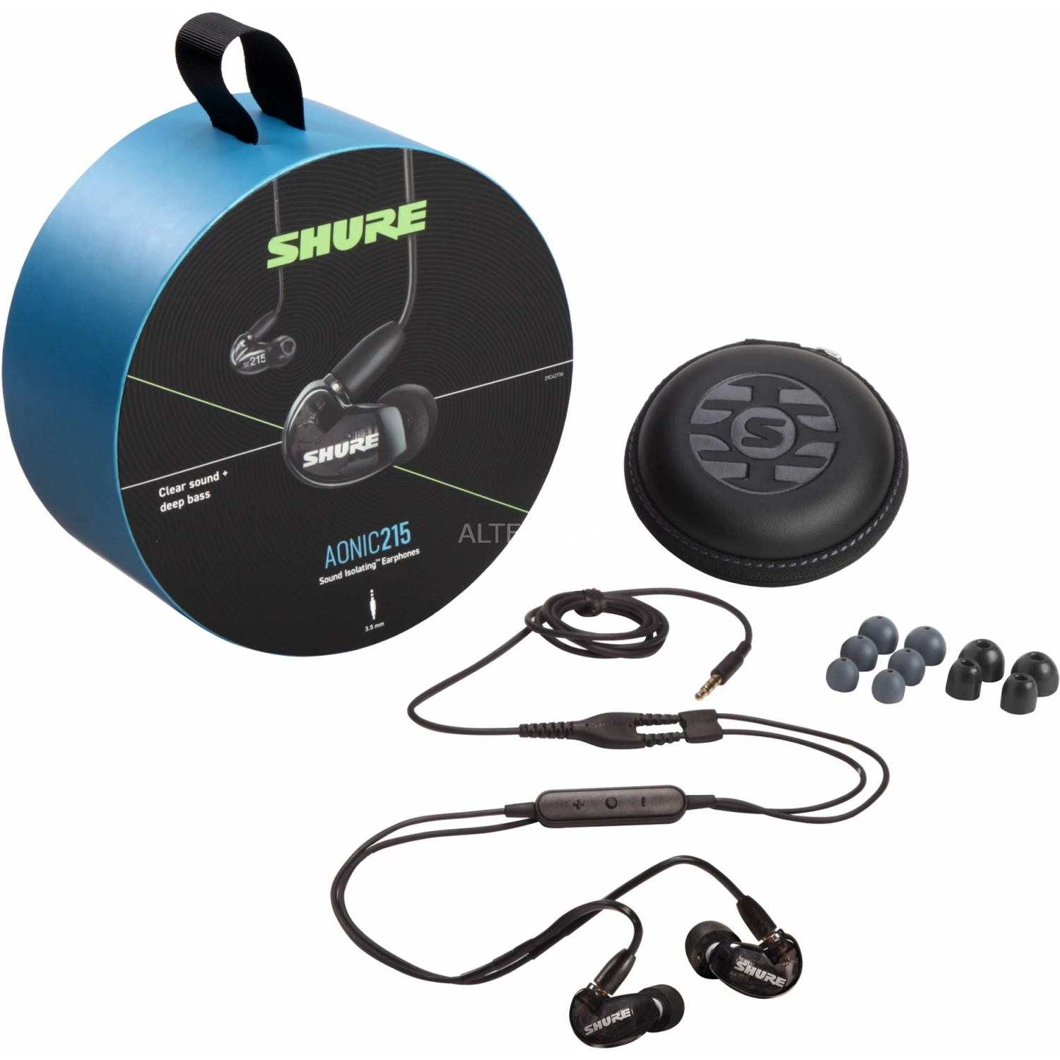 SHURE AONIC 215, Kopfhörer (schwarz, 3,5 Mm Klinke) – Bild 2