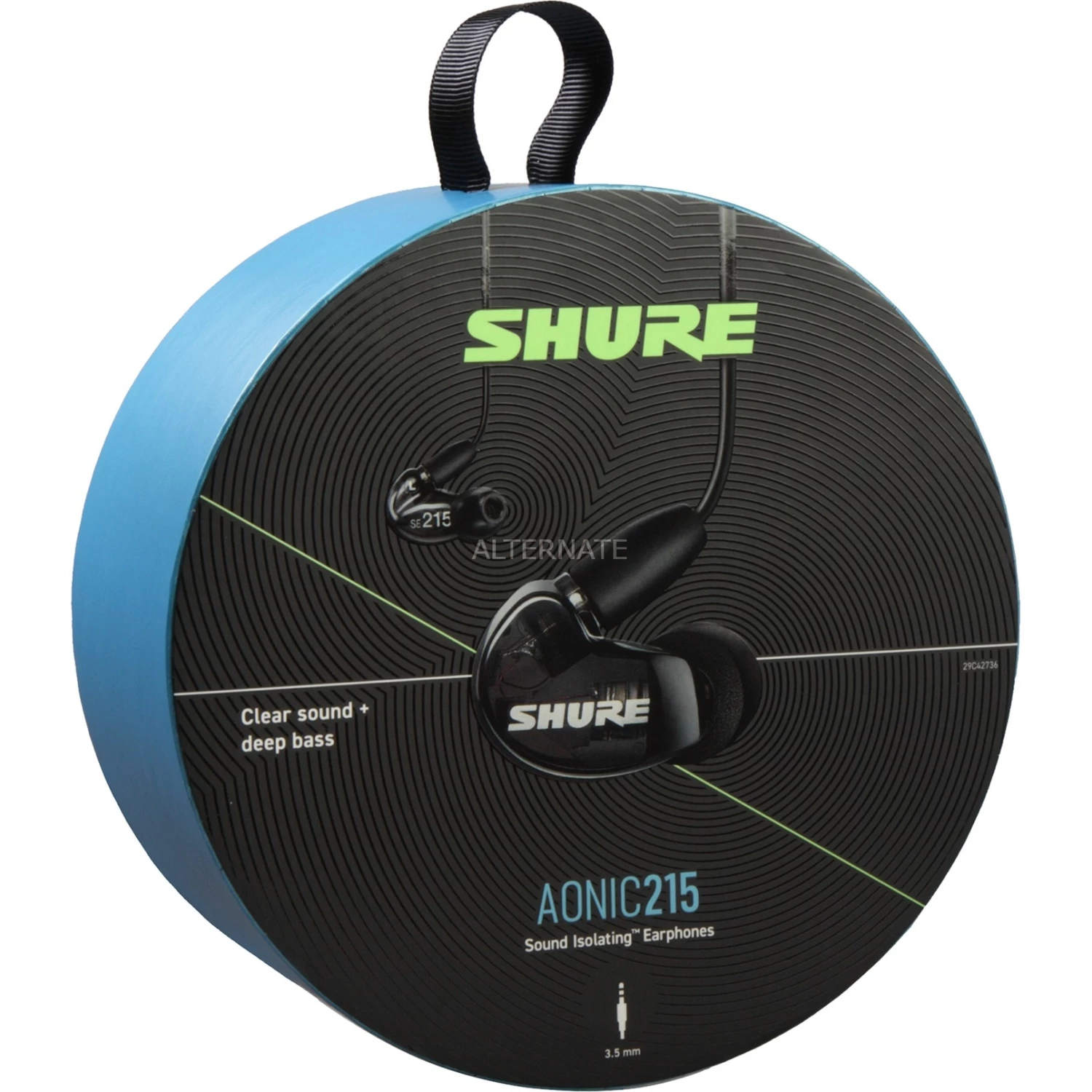 SHURE AONIC 215, Kopfhörer (schwarz, 3,5 Mm Klinke) – Bild 3