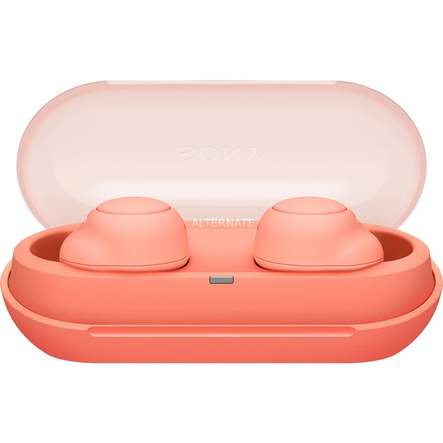 Sony WF-C500, Kopfhörer (orange, Bluetooth, USB-C, IPX4) – Bild 3