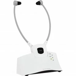 TechniSat STEREOMAN ISI 2 V2, Kopfhörer (weiß, Klinke, Funk)